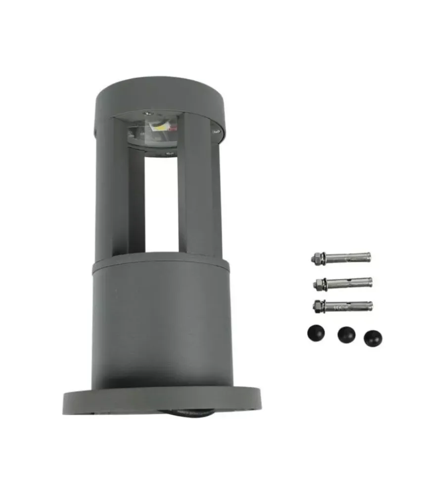 Illuminazione Per Esterno- Lampada led da terra da esterno vtac grigio 6400k