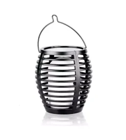 Illuminazione Per Esterno|Lampada led solare da esterno a forma di torcia  multi applicabile vtac nero 2200 k