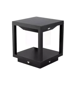 Illuminazione Per Esterno|Lampada led solare da terra da esterno vtac nero 3000k