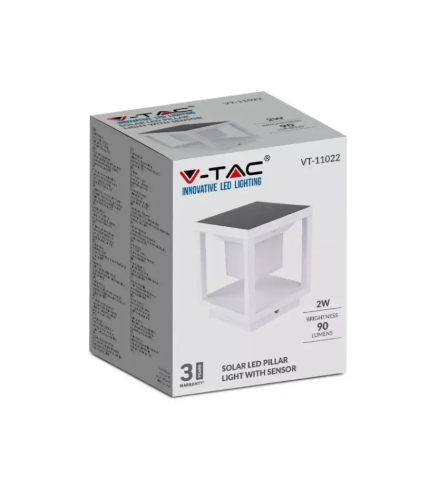 Outlet Lampada led solare da terra da esterno vtac bianco 3000k Illuminazione Per Esterno