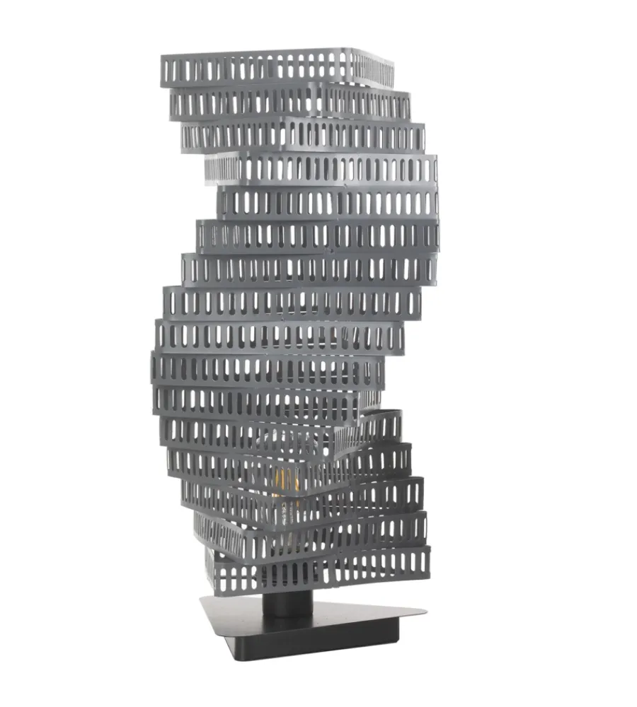 New Lampada onli "grande camino" titanio, e27 Illuminazione Per Interno