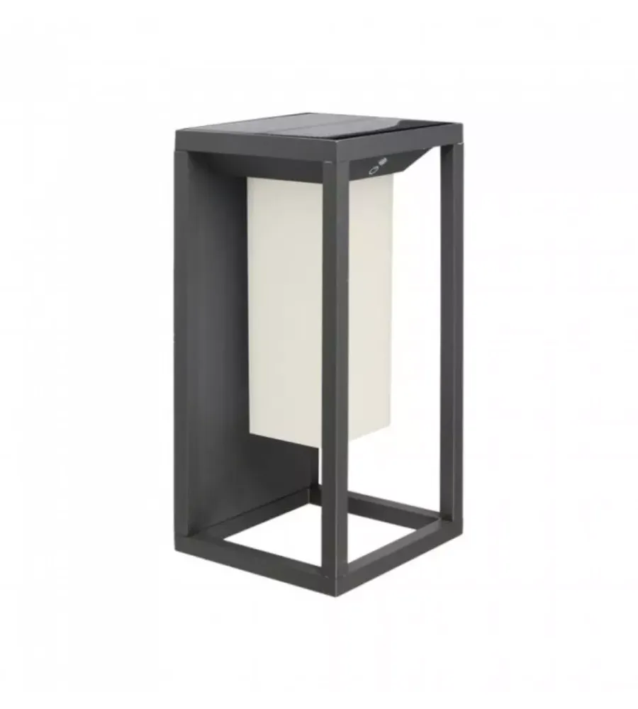 Illuminazione Per Esterno- Lampada solare led con sensore di movimento h29 cm, 3000k