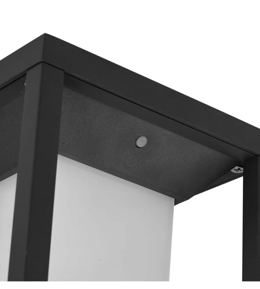 Illuminazione Per Esterno- Lampada solare led con sensore di movimento h29 cm, 3000k