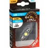 Sale Lampada 12v hyper-led 2 - 1 smd x 2 chips - (c5w) - 10x36 mm - sv8,5-8 - 1 pz bianco  58448 Elettrico