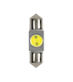 Sale Lampada 12v hyper-led 2 - 1 smd x 2 chips - (c5w) - 10x36 mm - sv8,5-8 - 1 pz bianco  58448 Elettrico