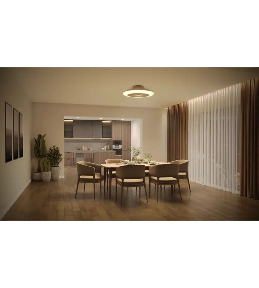 Discount Lampada ventilatore a led "amigo d60", 6500 lm Illuminazione Per Interno