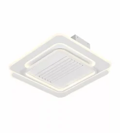Online Lampada ventilatore da soffitto osram "grill square" con griglia quadrata bianco 55w Illuminazione Per Interno