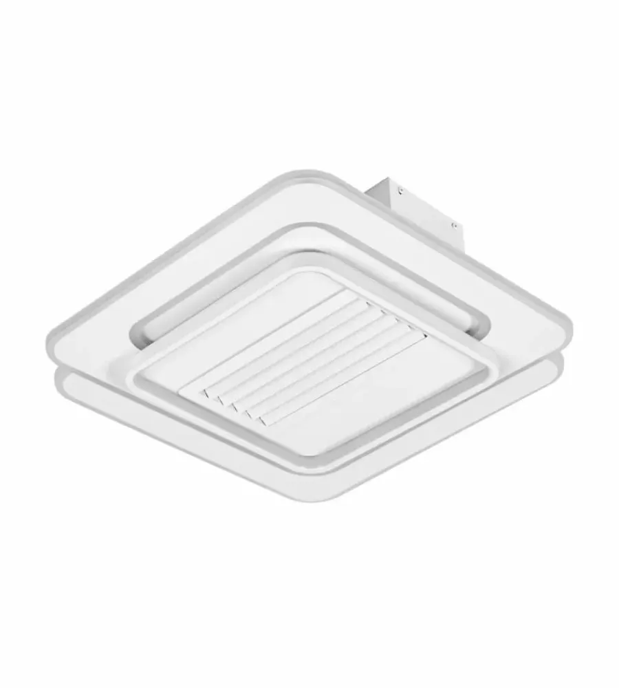 Online Lampada ventilatore da soffitto osram "grill square" con griglia quadrata bianco 55w Illuminazione Per Interno