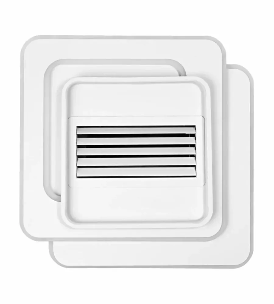 Online Lampada ventilatore da soffitto osram "grill square" con griglia quadrata bianco 55w Illuminazione Per Interno