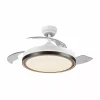 Illuminazione Per Interno|Lampada ventilatore da soffitto osram "retractable" bianco 66w