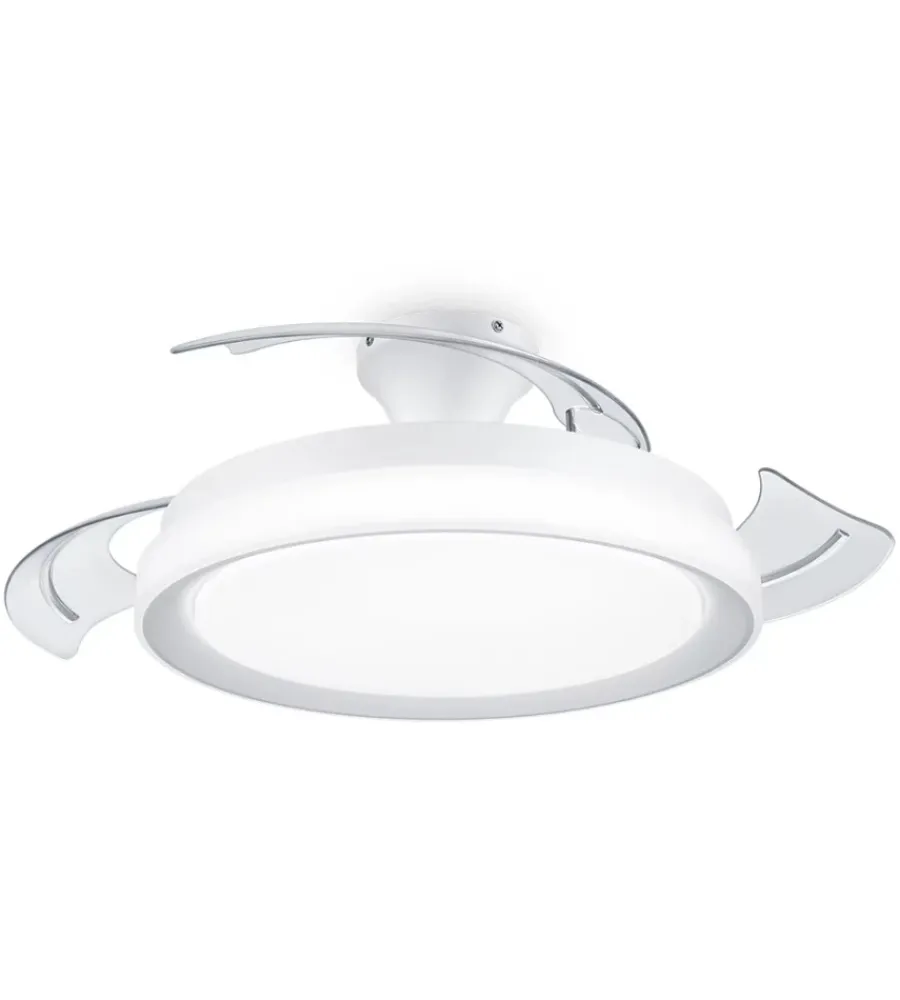 Illuminazione Per Interno-Philips Lampada ventilatore led "bliss" bianco 35+28 w