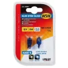 Discount Lampada zoccolo blue dyed glass 12v - (w5w) - 5w - w2,1x9,5d - 2 pz  - d/blister  58359 Elettrico