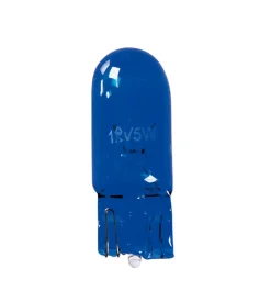 Discount Lampada zoccolo blue dyed glass 12v - (w5w) - 5w - w2,1x9,5d - 2 pz  - d/blister  58359 Elettrico