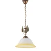 New Lampadario 1 luce "sonia" bronzo e27 30 cm Illuminazione Per Interno