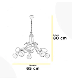 Onli Illuminazione Per Interno|Lampadario 5 luci 