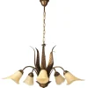 Lampadario 5 luci "alga" bronzo e14 Illuminazione Per Interno