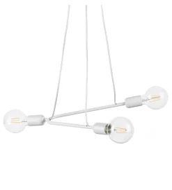 Onli Illuminazione Per Interno|Lampadario 3 luci "boomerang" bianco e27