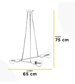 Onli Illuminazione Per Interno|Lampadario 3 luci 