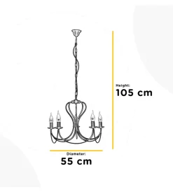 Illuminazione Per Interno-Onli Lampadario 3 luci 