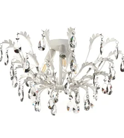 Onli Illuminazione Per Interno|Lampadario 3 luci "cesta" avorio e14