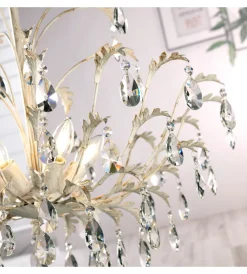 Onli Illuminazione Per Interno|Lampadario 5 luci "cesta" avorio e14
