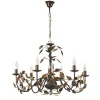 Online Lampadario 6 luci "collana" bronzo e14 Illuminazione Per Interno