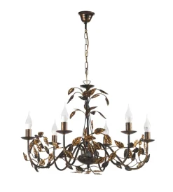 Online Lampadario 6 luci "collana" bronzo e14 Illuminazione Per Interno