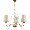 Online Lampadario 3 luci "delia" bronzo e14 Illuminazione Per Interno