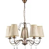 Sale Lampadario 5 luci "delia" bronzo e14 Illuminazione Per Interno