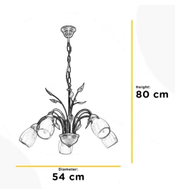 Illuminazione Per Interno-Onli Lampadario 5 luci 