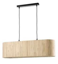 Illuminazione Per Interno-Onli Lampadario 2 luci "madu" legno e27