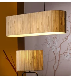 Illuminazione Per Interno-Onli Lampadario 2 luci "madu" legno e27