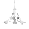 Clearance Lampadario 3 luci "marilena" argento e14 Illuminazione Per Interno