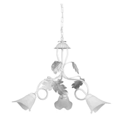 Clearance Lampadario 3 luci "marilena" argento e14 Illuminazione Per Interno