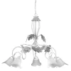 Illuminazione Per Interno-Onli Lampadario 5 luci "marilena" argento e14
