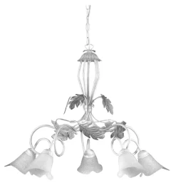 Illuminazione Per Interno-Onli Lampadario 5 luci "marilena" argento e14