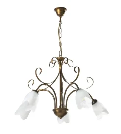 Illuminazione Per Interno-Onli Lampadario 5 luci "odino" bronzo e14