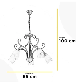 Illuminazione Per Interno-Onli Lampadario 5 luci 