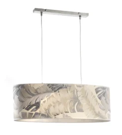 Sale Lampadario 2 luci "piume" grigio e27 Illuminazione Per Interno