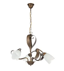 Onli Illuminazione Per Interno|Lampadario 3 luci "sonia" bronzo e14
