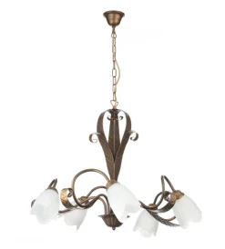 Illuminazione Per Interno-Onli Lampadario 5 luci "sonia" bronzo e14