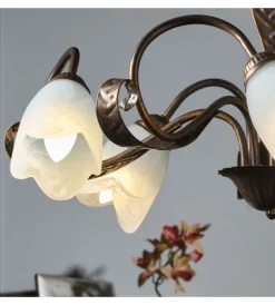 Illuminazione Per Interno-Onli Lampadario 5 luci "sonia" bronzo e14
