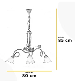 Discount Lampadario 3 luci 