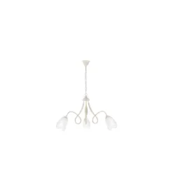 Illuminazione Per Interno-Onli Lampadario 3 luci "shabby" in metallo avorio anticato, e14