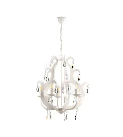 Illuminazione Per Interno-Onli Lampadario a 5 luci "jane" bianco, e14