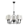 Illuminazione Per Interno-Onli Lampadario a 5 luci "loris" nero e sabbia, e14
