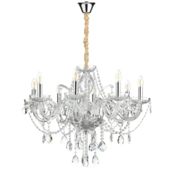 Illuminazione Per Interno-Onli Lampadario a 8 luci "svetlana" cristallo/cromo, e14