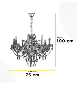 Illuminazione Per Interno-Onli Lampadario a 8 luci
