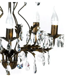 Discount Lampadario a 5 luci "teresa" bronzo, e14 Illuminazione Per Interno