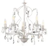 Onli Illuminazione Per Interno|Lampadario a 5 luci "teresa" avorio, e14